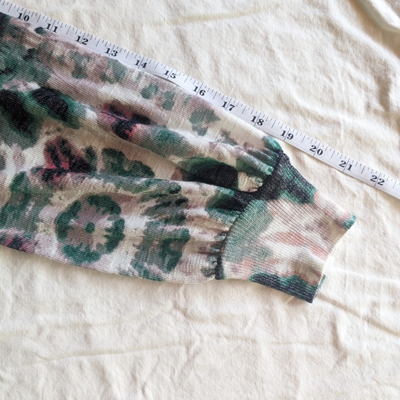 I.N.C Lightweight Sweater in Pink and Green 1X - Picture 5 of 9